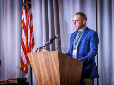 2021 IMAA Board President Ken Mulzer during the 2022 IMAA Annual Meeting